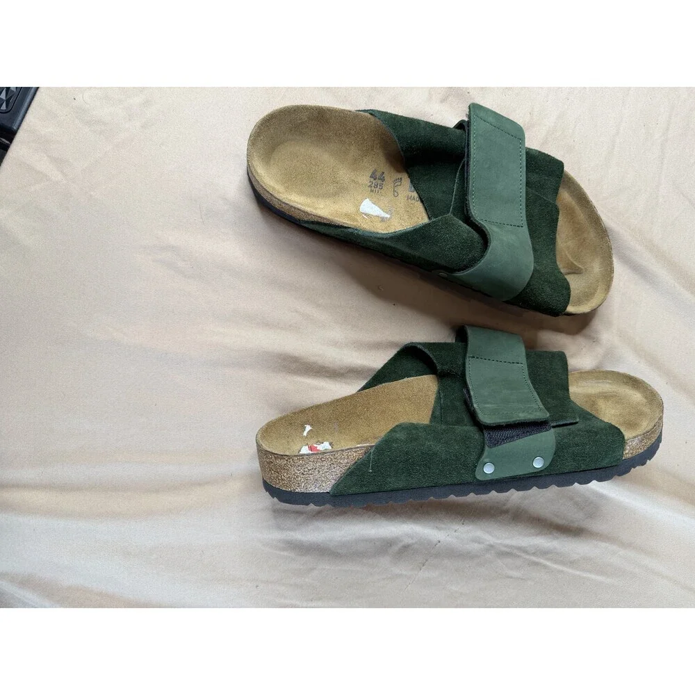 Birkenstock Kyoto Mountain View Green Nubuck Sandals Men's EU 44 US 11